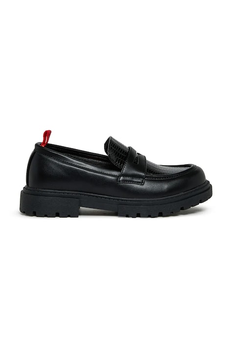 Max&Co. Mokasyny dziecięce MAXFTW13 LOAFER czarne BC1101