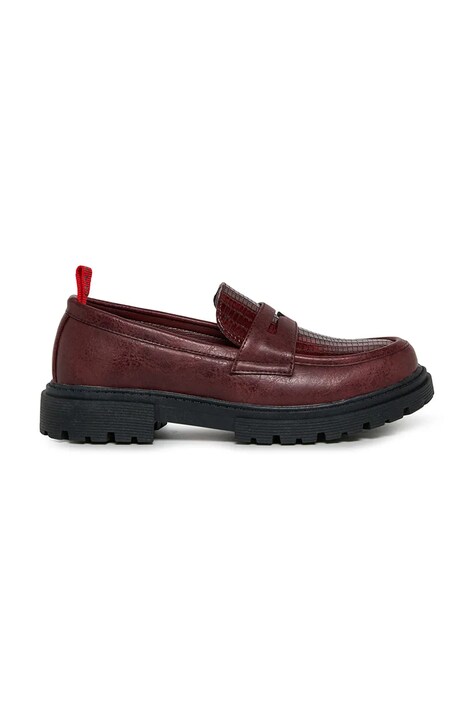 Max&Co. Mokasyny dziecięce MAXFTW13 LOAFER czerwone BC1101