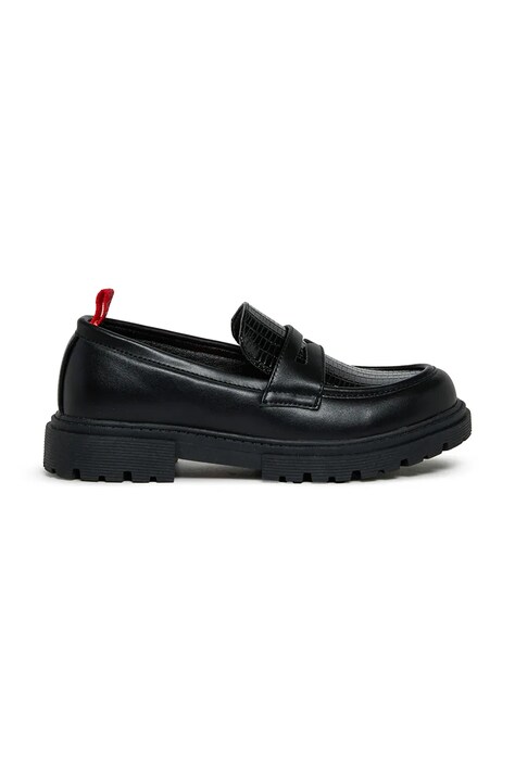 Max&Co. Mokasyny dziecięce MAXFTW13 LOAFER czarne BC1101