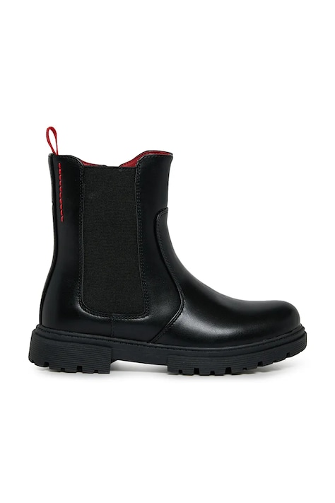 Max&Co. Sztyblety dziecięce MAXFTW7 BOOTS czarne BC0098