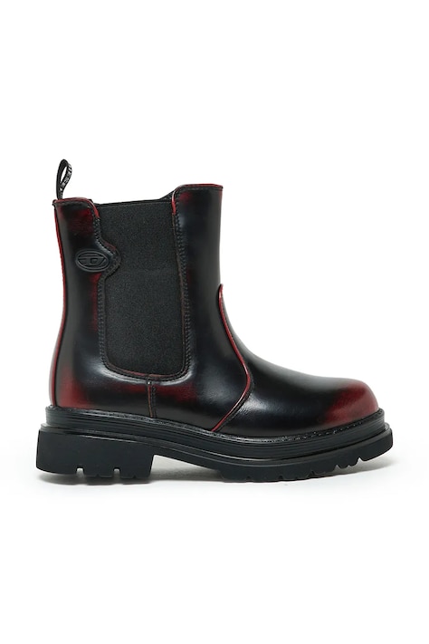 Diesel Sztyblety dziecięce D-VYNCOUN-ABRA BOOTS bordowe BC1120