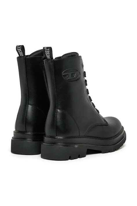 Diesel Botki dziecięce D-ANFISTR-PU BOOTS czarne BC1116
