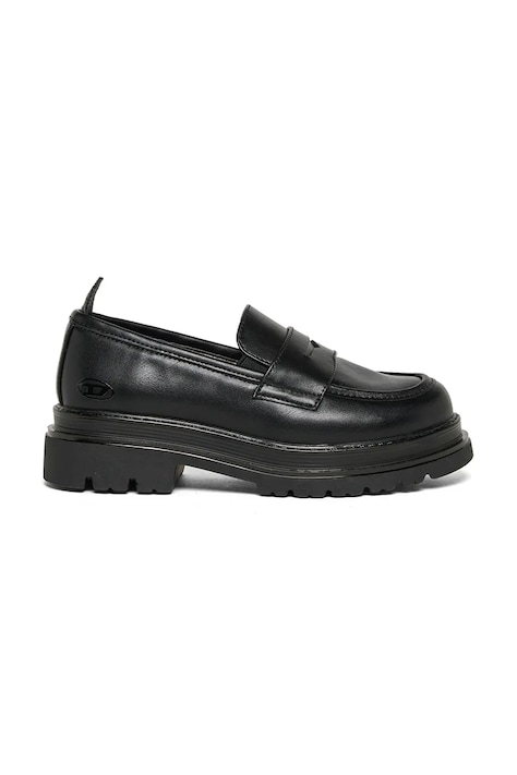 Diesel Mokasyny dziecięce D-SLAWEU LOAFER czarne BC1113
