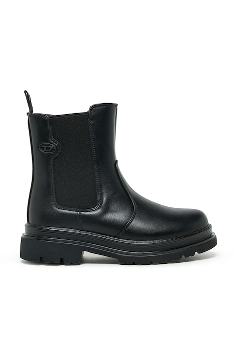 Diesel Μπότες τσέλσι με πλατφόρμα Παιδικές D-VYNCOUN BOOTS μαύρες BC1108