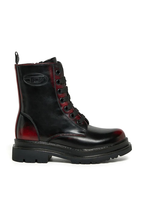 Diesel Workery na platformie dziecięce D-ANFISTR-ABR BOOTS czarne BC1106