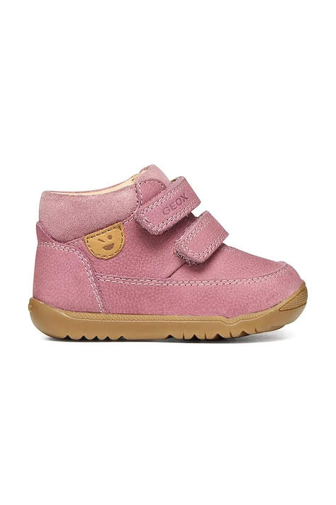 Geox παπούτσια παιδικά από nubuck MACCHIA μωβ B664PD.03322
