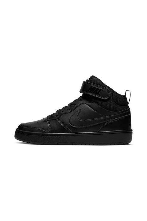 Nike Nike Court Borough Mid 2 sneakersy dziecięce skórzane czarne CD7782