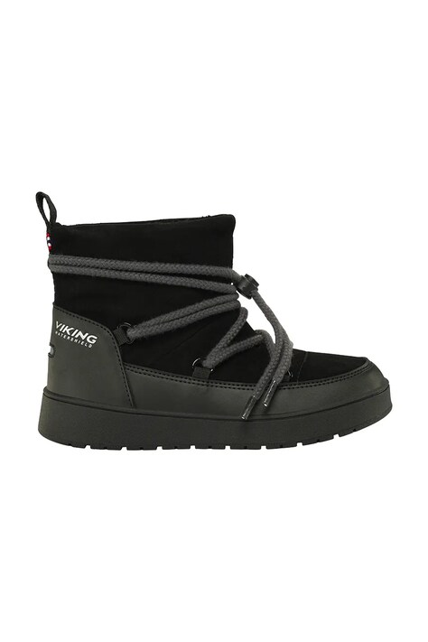 Viking Kids Detské zimné topánky Snowcord Warm WP čierne 3.96360