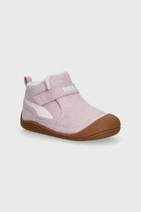 Puma Buty zimowe dziecięce Puma Kitten Mid Prem V Inf różowe 407459