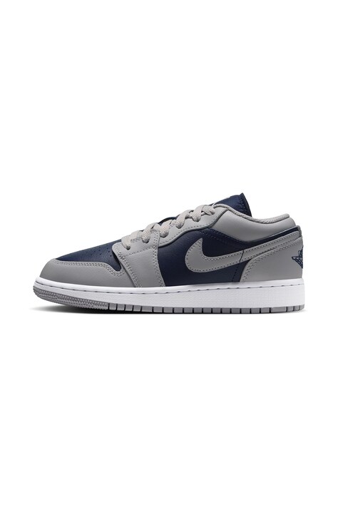 Jordan Air Jordan 1 Low sneakersy dziecięce skórzane szare 553560
