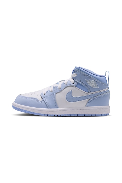 Jordan Jordan 1 Mid sneakersy dziecięce skórzane niebieskie DQ8424
