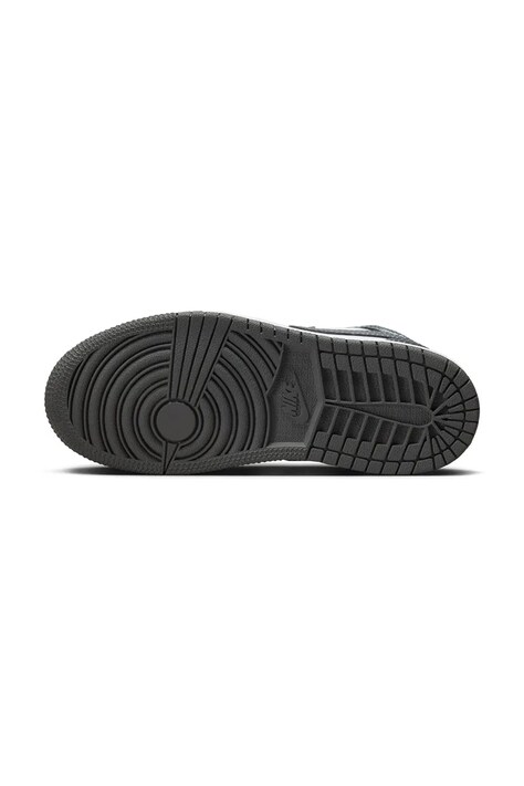 Jordan Jordan 1 Mid sneakers παιδικά δερμάτινα μαύρα DQ8424