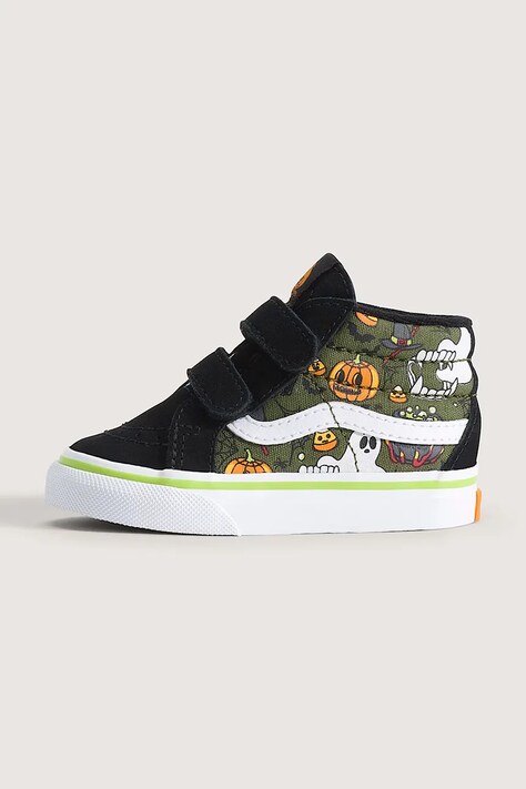 Vans SK8-Mid Reissue V platnene superge otroške črne visoke VN000Y0VCYL1