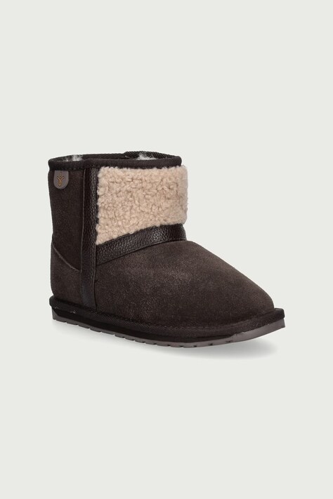 Emu Australia Buty zimowe dziecięce zamszowe Madden Mini brązowe K13346