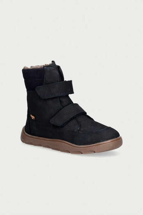 Froddo Παπούτσια χειμερινά Παιδικά δερμάτινα ZERU TEX WINTER BAREFOOT σκούρα μπλε G3160240