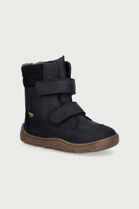 Froddo Obuća zimska za djecu od kože ZERU TEX WINTER BAREFOOT mornarsko plava G3160240