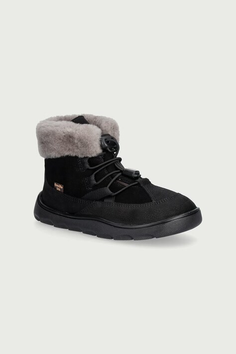 Froddo Obuća zimska za djecu od kože ZERU TEX COSY BAREFOOT crna G3110258