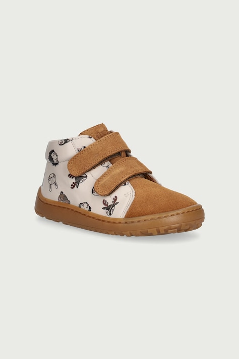 Froddo Półbuty dziecięce skórzane BAREFOOT FIRST STEP beżowe G2130369