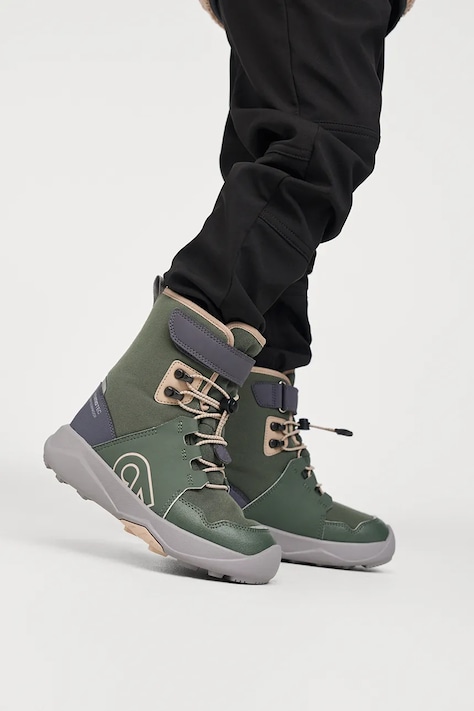 Reima Buty zimowe dziecięce Talves zielone 5400166B