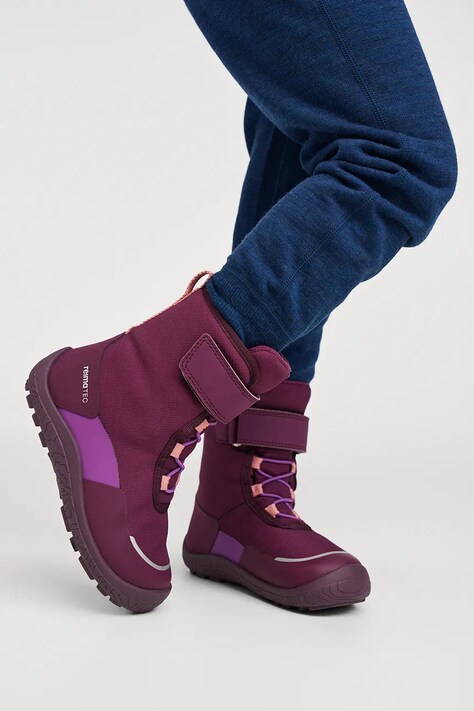 Reima Buty zimowe dziecięce Talvella Kids fioletowe 5400150B
