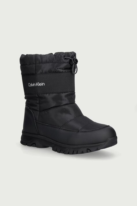 Calvin Klein Buty zimowe dziecięce czarne V3XD-83511
