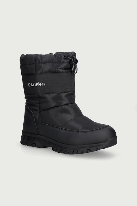Calvin Klein Buty zimowe dziecięce czarne V3XD-83511