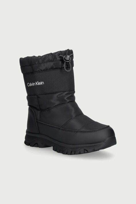 Calvin Klein Buty zimowe dziecięce czarne V3XD-83511