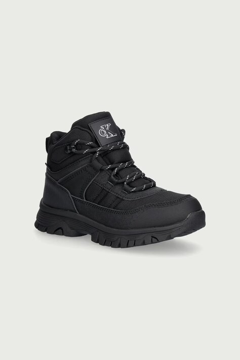 Calvin Klein Buty trekkingowe dziecięce czarne V3XD-83510
