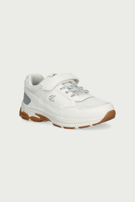 Calvin Klein Sneakersy dziecięce białe V1X9-83483