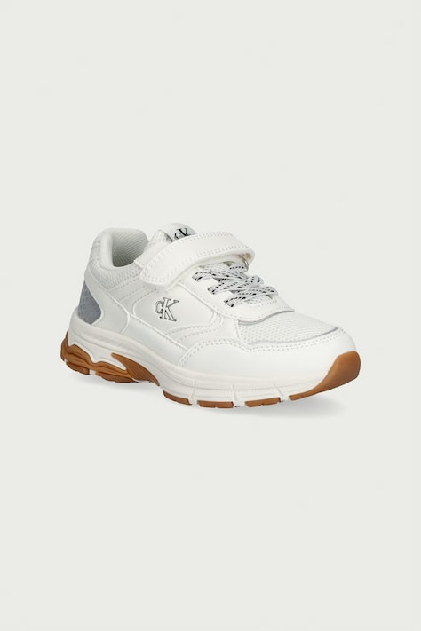 Calvin Klein Sneakersy dziecięce białe V1X9-83483