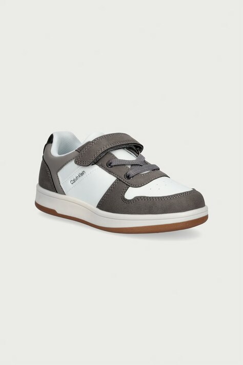 Calvin Klein Sneakersy dziecięce brązowe V1X9-83444