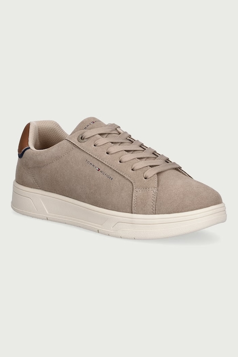 Tommy Hilfiger Sneakers pentru copii bej cu platformă T3X9-35244