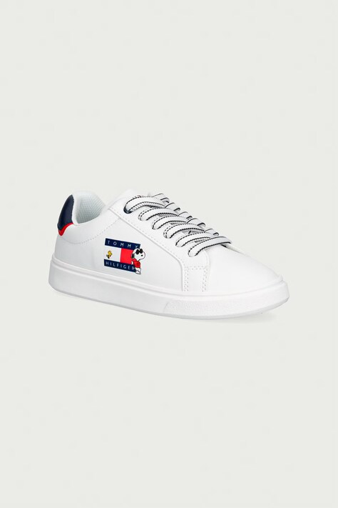Tommy Hilfiger Sneakersy dziecięce białe T3X9-35324