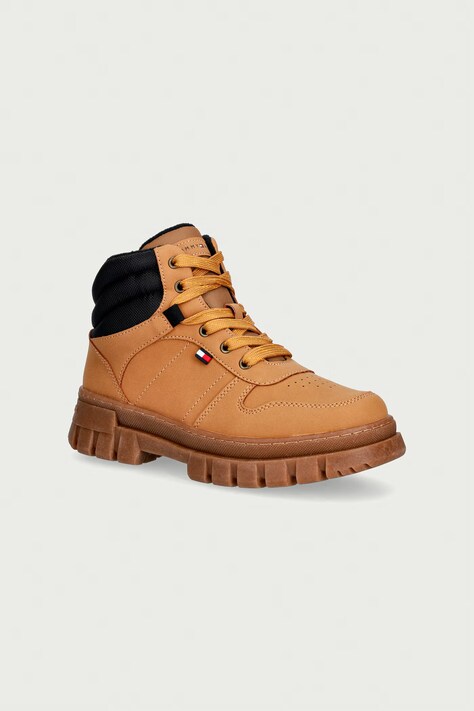 Tommy Hilfiger Buty dziecięce brązowe T3X5-35292