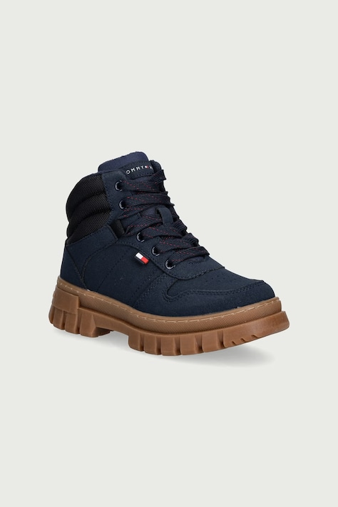Tommy Hilfiger Trapery dziecięce niebieskie T3X5-35292