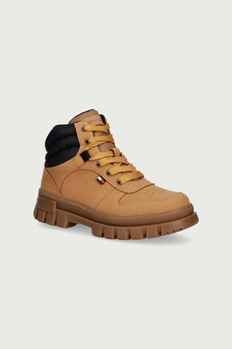 Tommy Hilfiger Ghete de drumeție pentru copii maro T3X5-35292