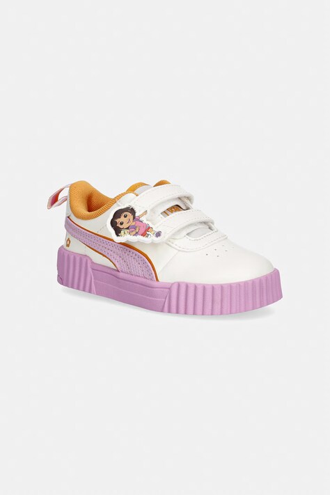 Puma Carina 3.0 DORA V Inf sneakersy dziecięce beżowe 407770