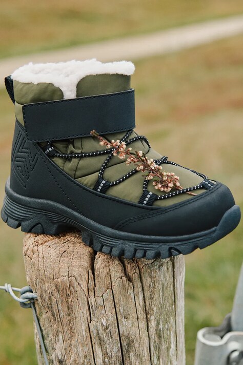 Liewood Śniegowce dziecięce Aliza Boot brązowe LW20864