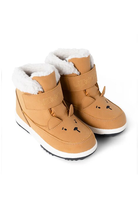 Liewood Śniegowce dziecięce Barley Bear Boot brązowe LW20856