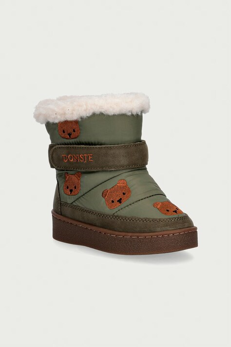Donsje śniegowce dziecięce Ritto Boots Bear zielone 1507201