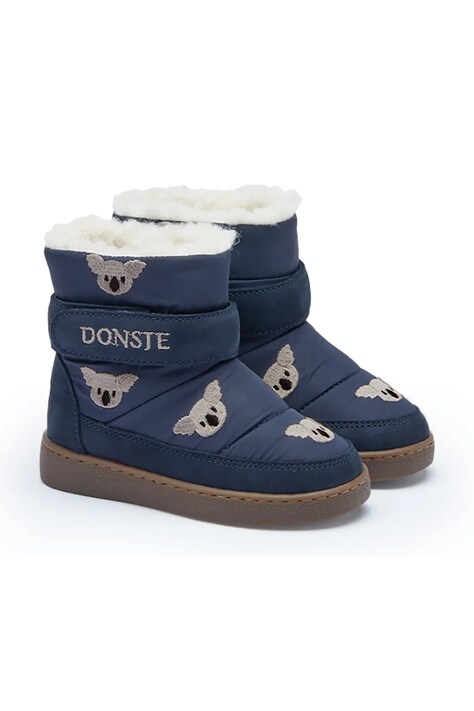 Donsje śniegowce dziecięce Ritto Boots Koala granatowe 1507202