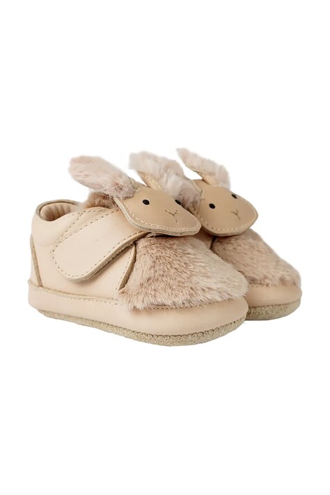 Donsje buty niemowlęce Matijn Sneakers Fluffy Bunny beżowe 1042105