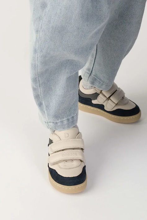 Donsje Pesio Sneakers sneakersy dziecięce nubukowe białe 1504600