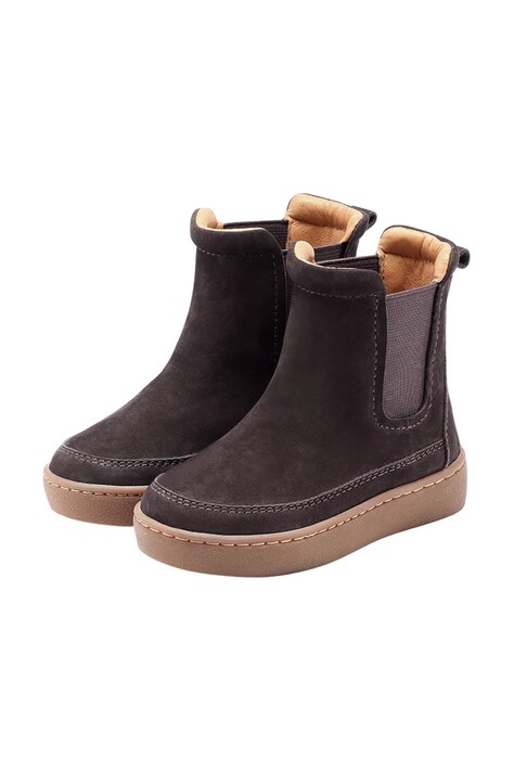 Donsje Buty zimowe dziecięce zamszowe Ojeh Boots brązowe 2018200