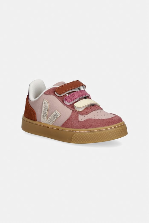 Veja Small V-10 tenisice za djecu od kože roze CV0521762