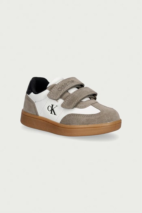 Calvin Klein sneakersy dziecięce białe V1X9-83443