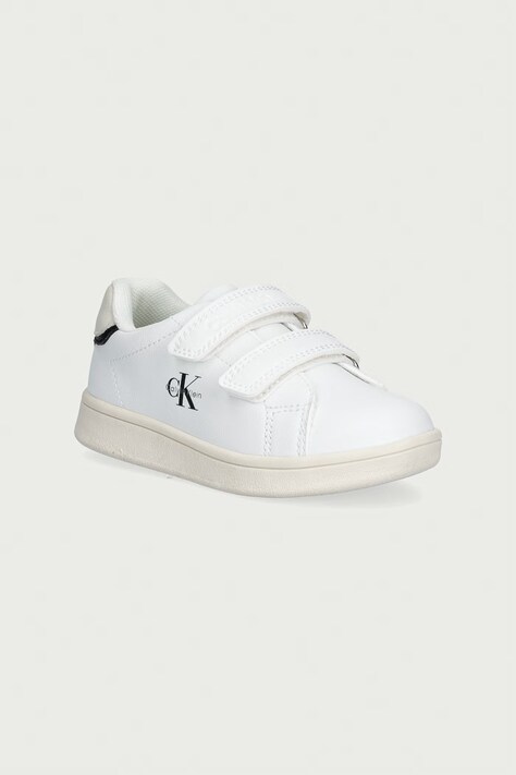 Calvin Klein sneakersy dziecięce białe V1X9-83440