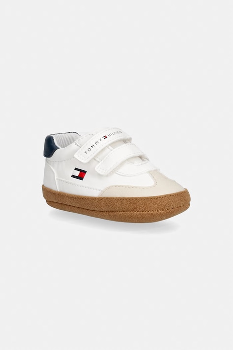 Tommy Hilfiger sneakersy niemowlęce beżowe T0B9-35210