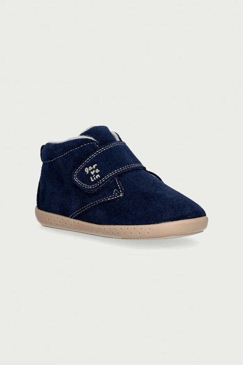Garvalin Obuća zimska za djecu od brušene kože mornarsko plava 261306