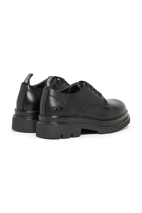 Diesel Półbuty dziecięce D-DERBL-PU DRESSY SHOE czarne BC1115